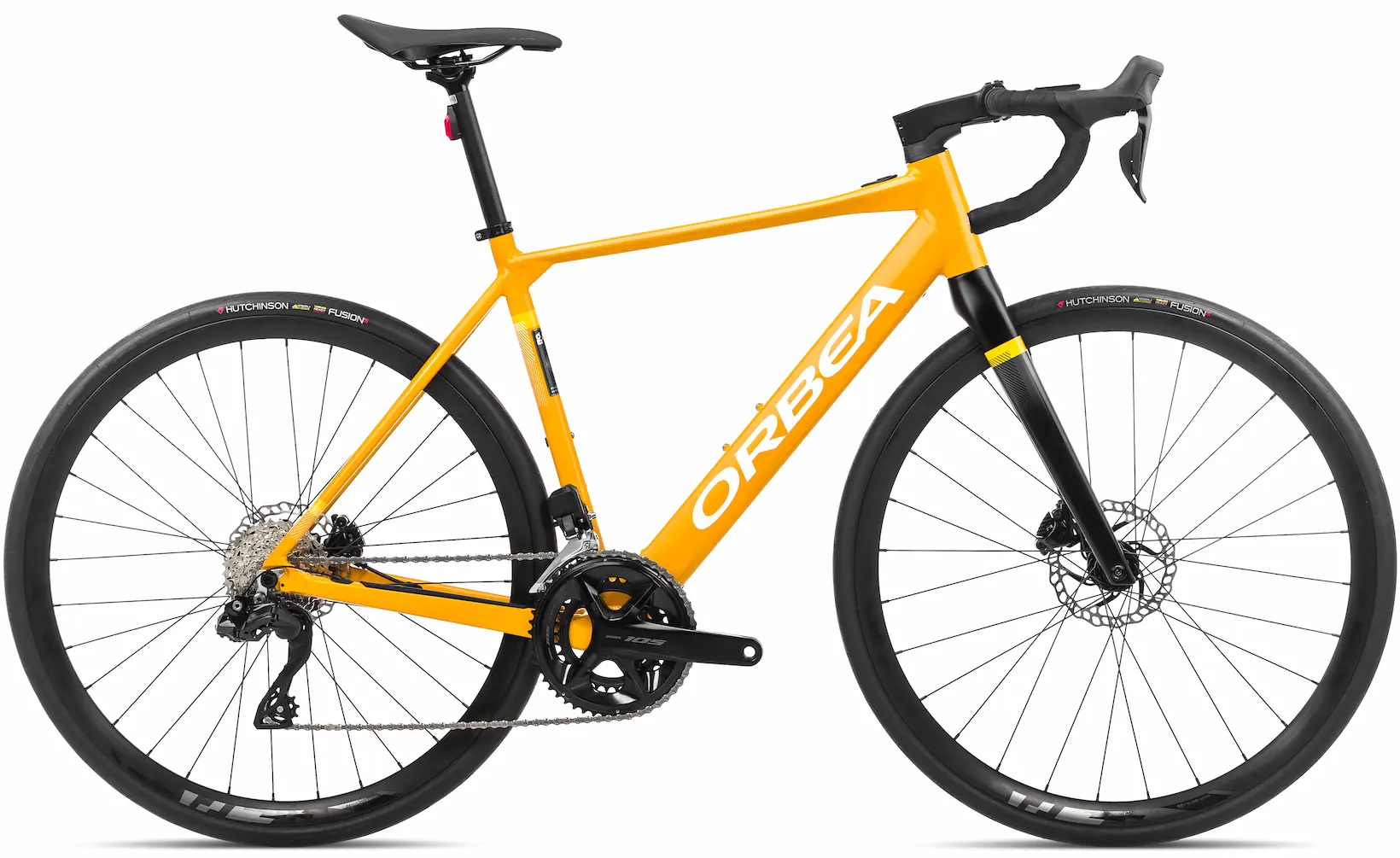 Orbea Gain D30i 2023 Elektrische Racefiets Oranje Mango XS 46cm