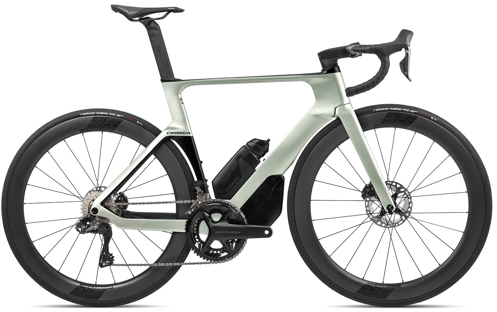 Orbea Orca Aero M31eLTD PWR 2023 racefiets Carbon groen 55cm