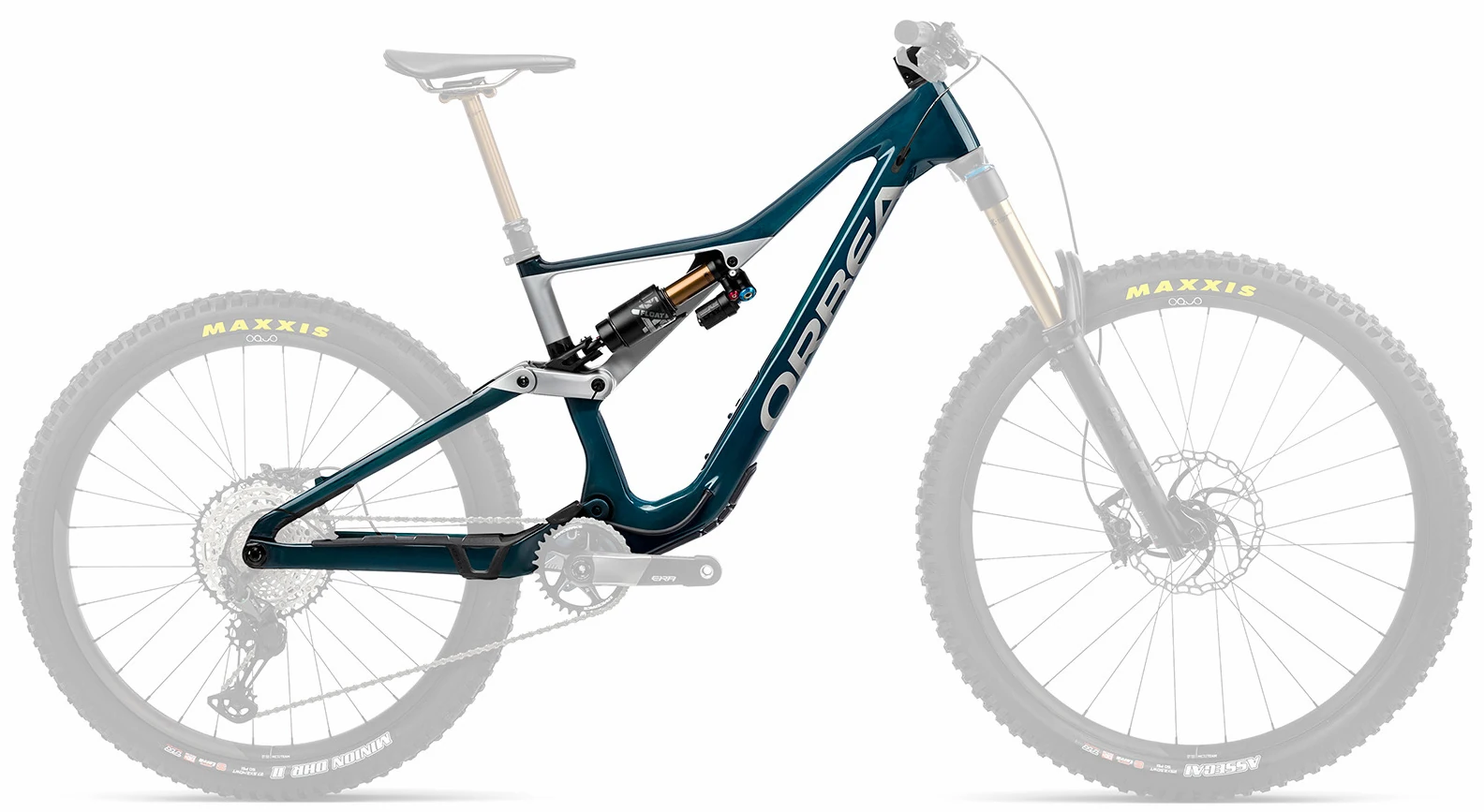 Orbea RALLON+X2 2POS FK 2023 Mountainbike Carbon frame blauw S