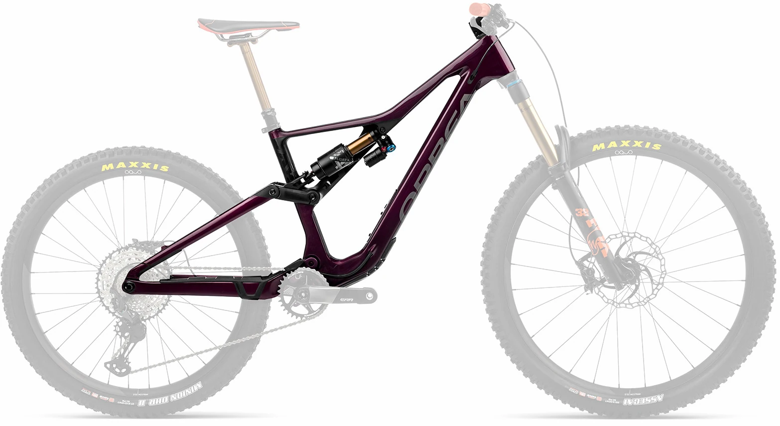 Orbea RALLON+X2 2POS FK 2023 Mountainbike Carbon frame paars M