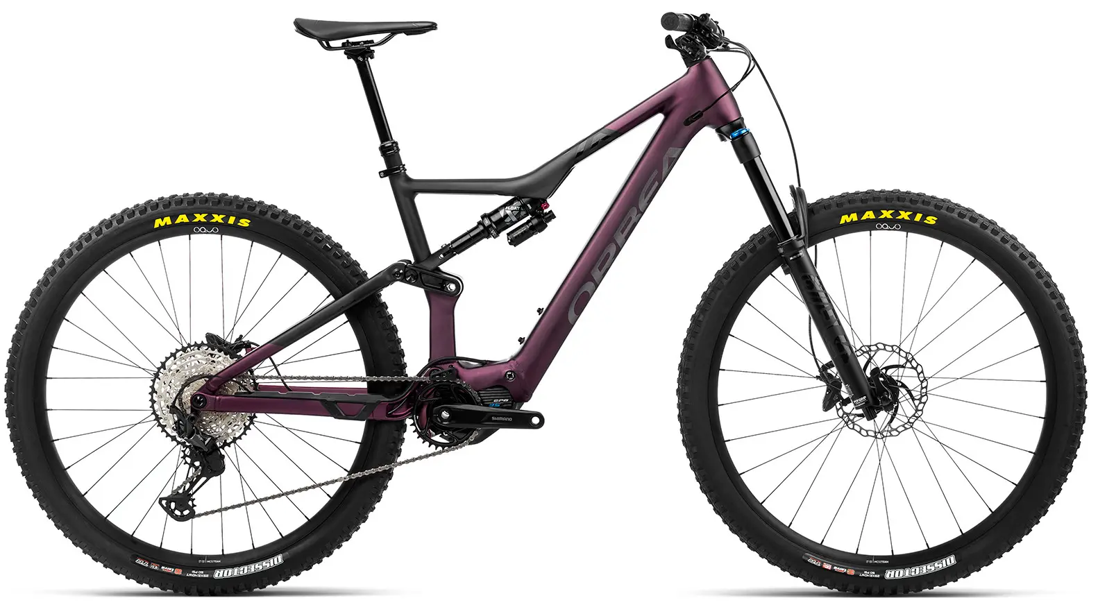 Orbea Rise H10 2023 Elektrische Mountainbike Full Suspension 29"Paars XL