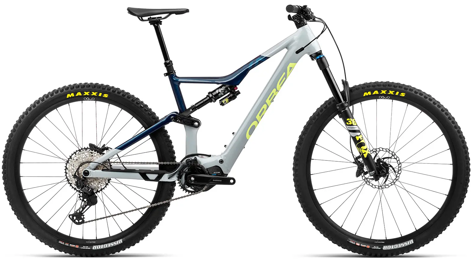 Orbea Rise H10 2023 Elektrische Mountainbike Full Suspension 29"Wit S