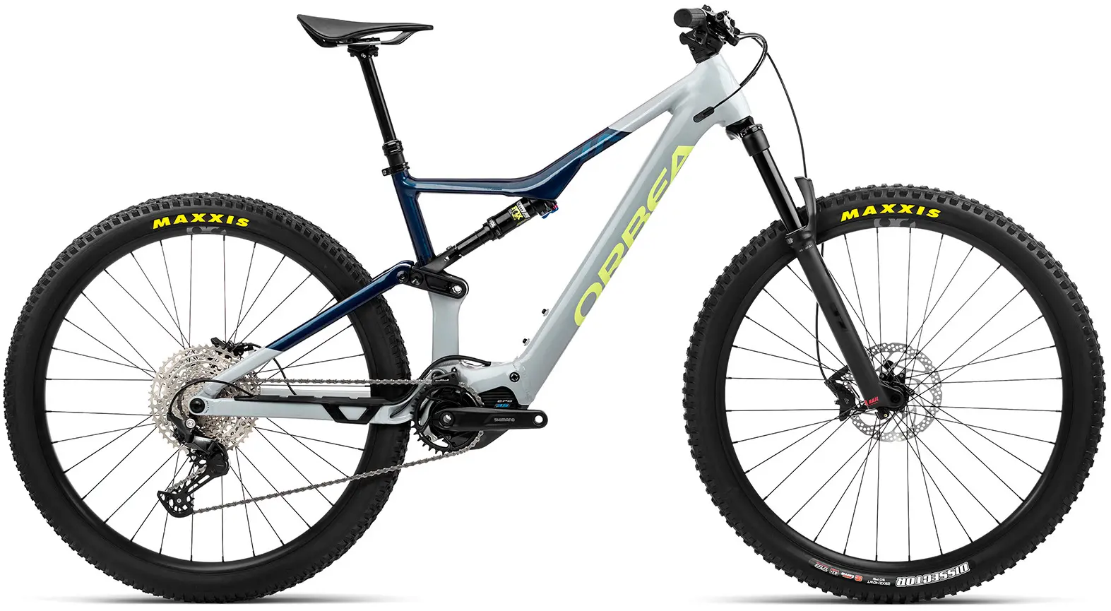 Orbea Rise H30 2023 Elektrische Mountainbike Full Suspension 29"Wit S