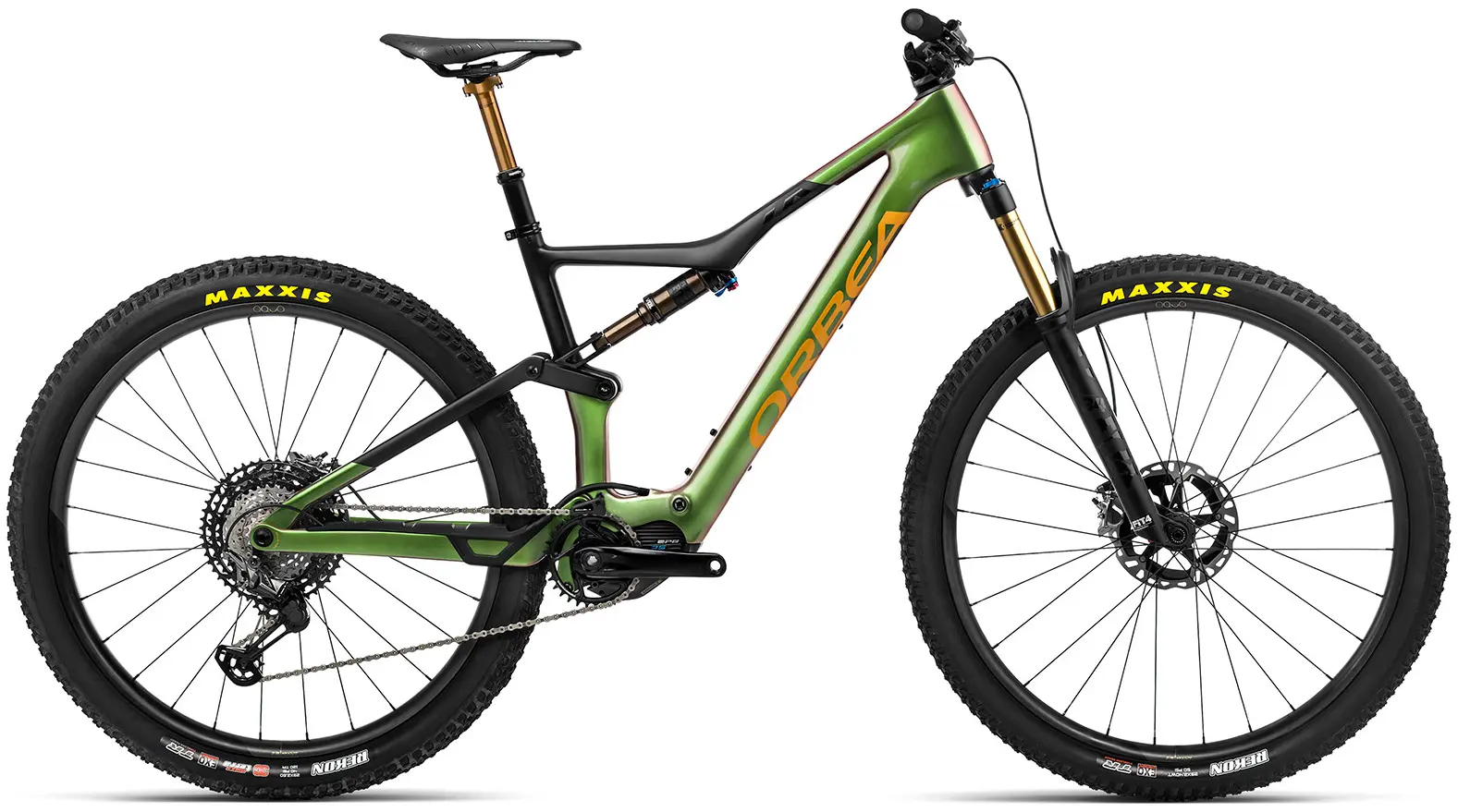 Orbea Rise M-Ltd 2023 Elektrische Mountainbike Full Sus 29"Groen XL
