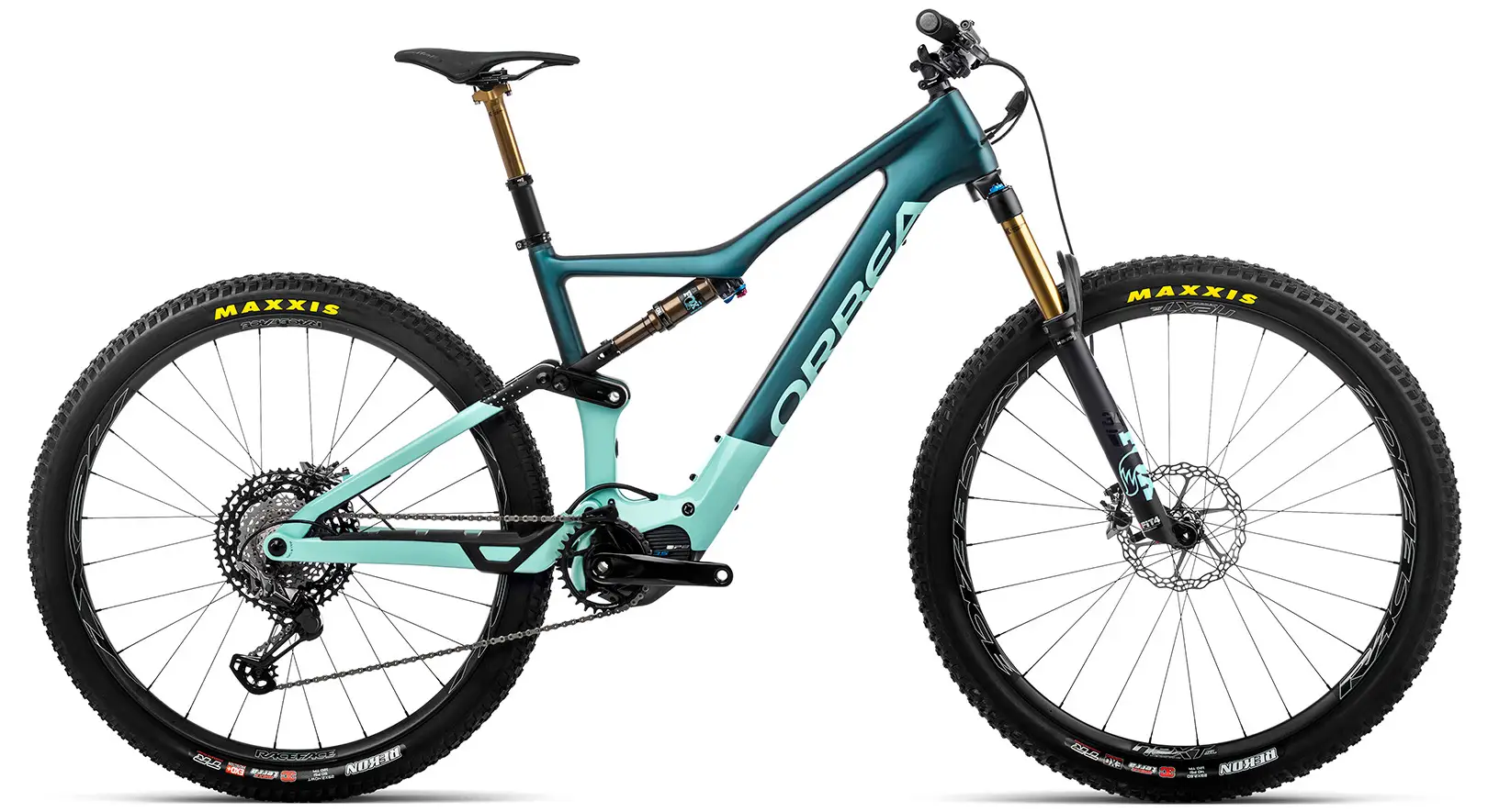 Orbea Rise M ltd Elektrische Mountainbike Full Suspension 29 inch groen XL