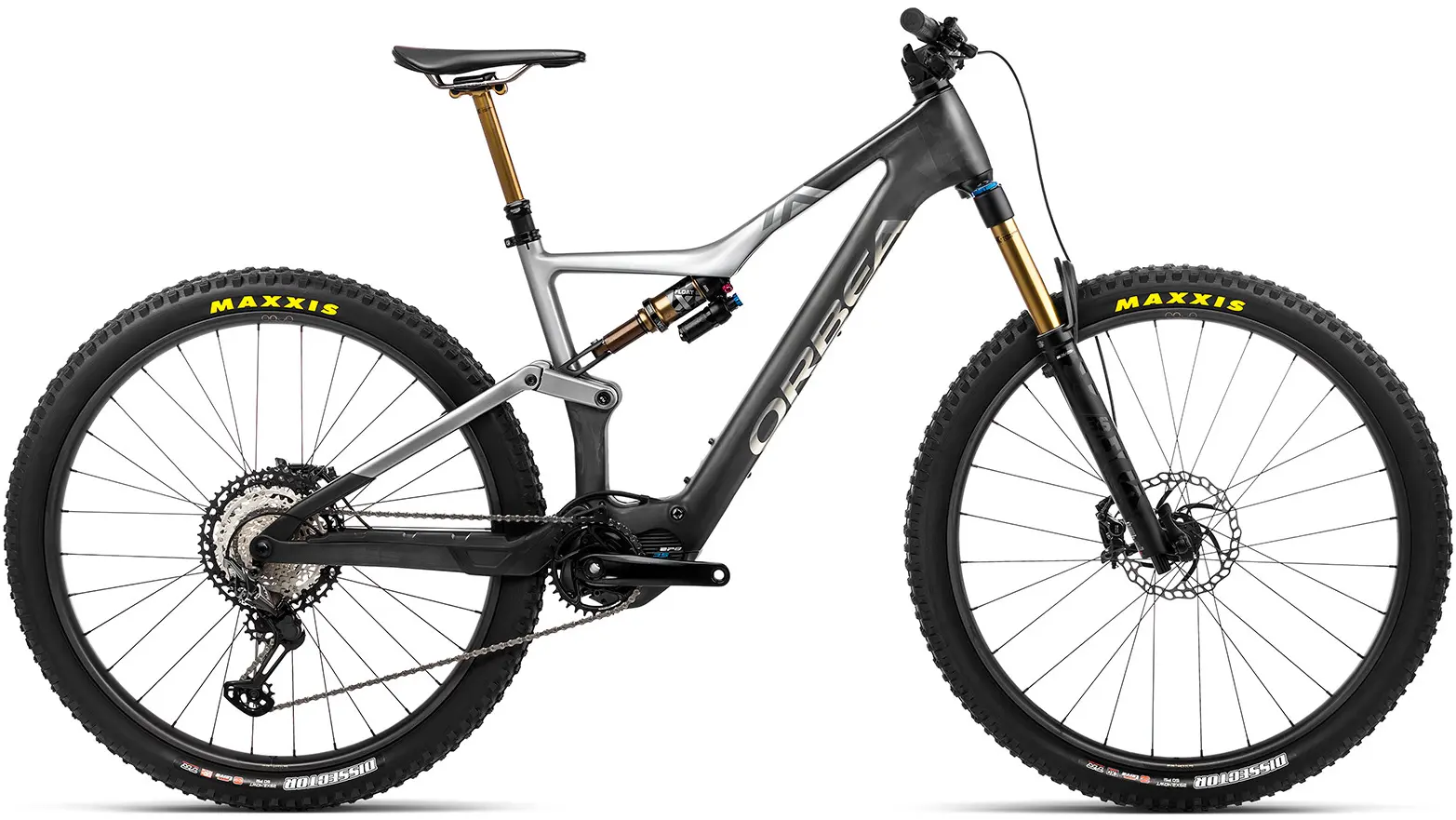 Orbea Rise M-Team 2023 Elektrische Mountainbike Full Sus 29"Zwart S