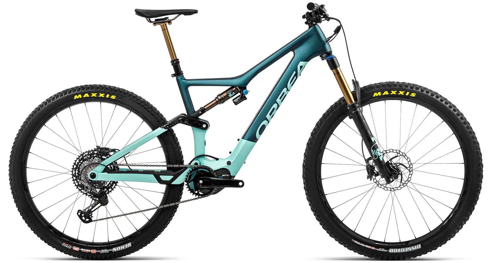 Orbea Rise M Team Elektrische Mountainbike Full Suspension 29 inch groen XL