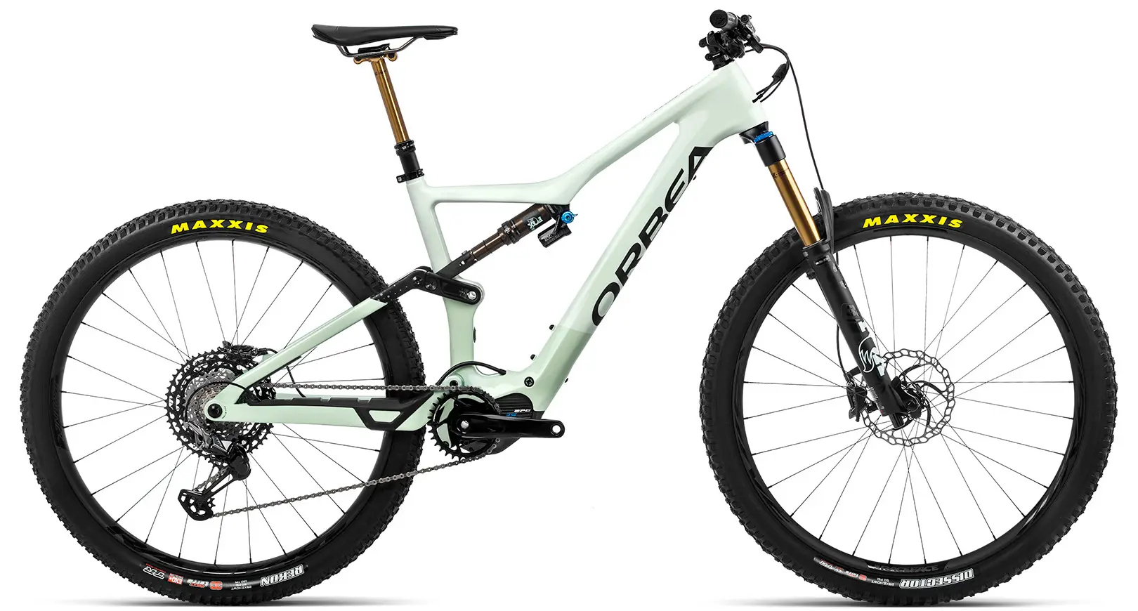 Orbea Rise M Team Elektrische Mountainbike Full Suspension 29 inch wit XL