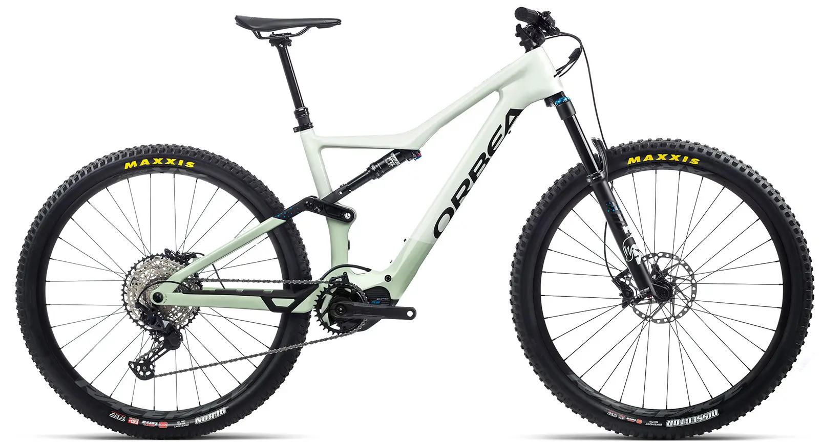 Orbea Rise M20 Elektrische Mountainbike Full Suspension 29 inch wit XL