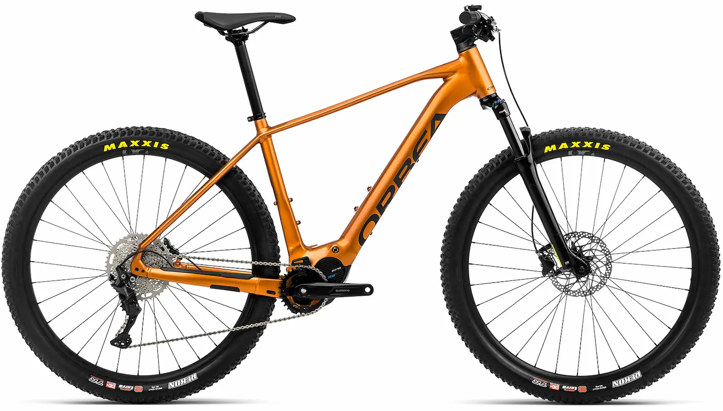 Orbea Urrun 40 2023 Elektrische Mountainbike middenmotor 540Wh oranje M 45cm