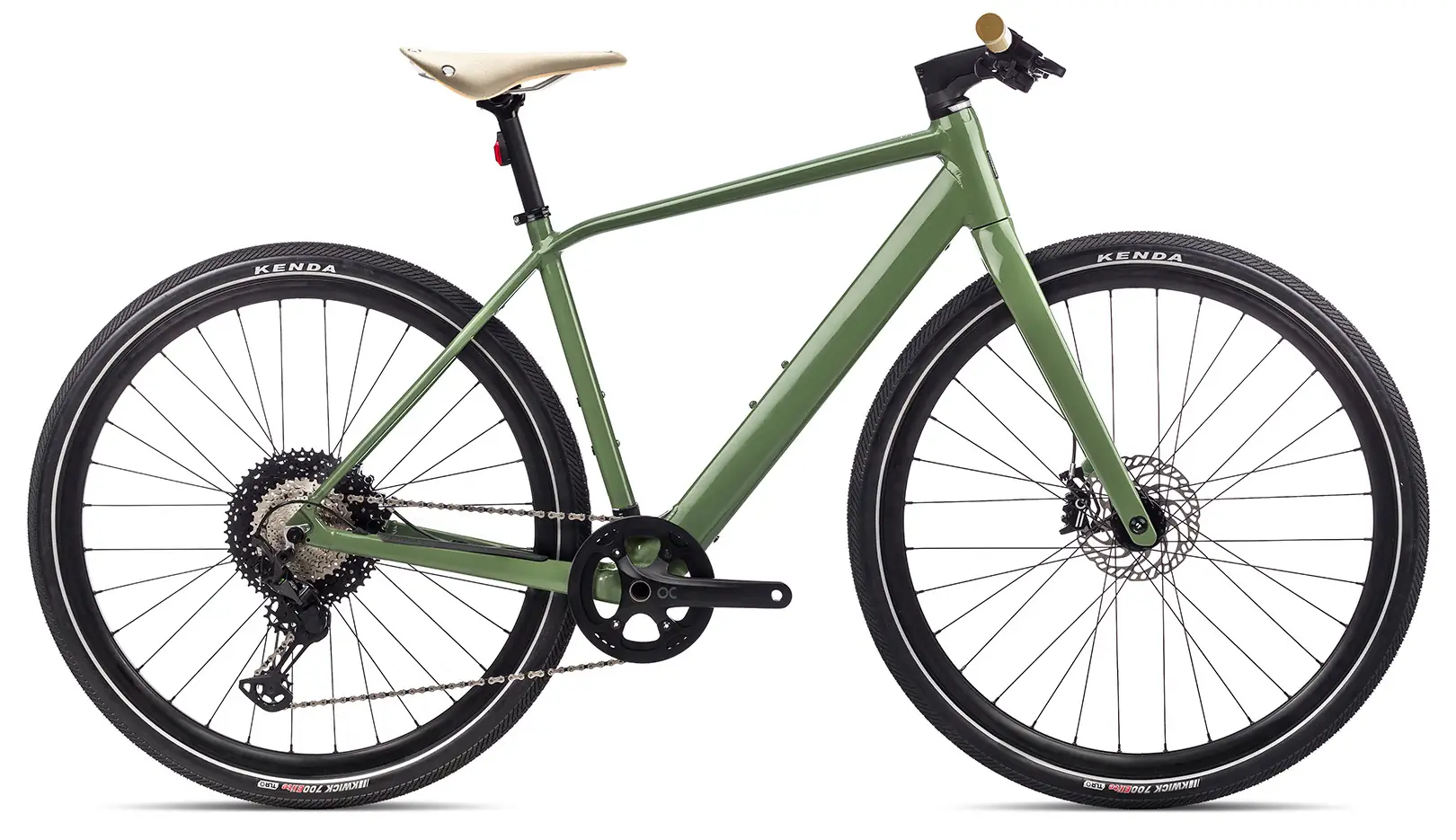 Orbea VIBE H10 2023 Urban Elektrische herenfiets Alu 28 inch groen L