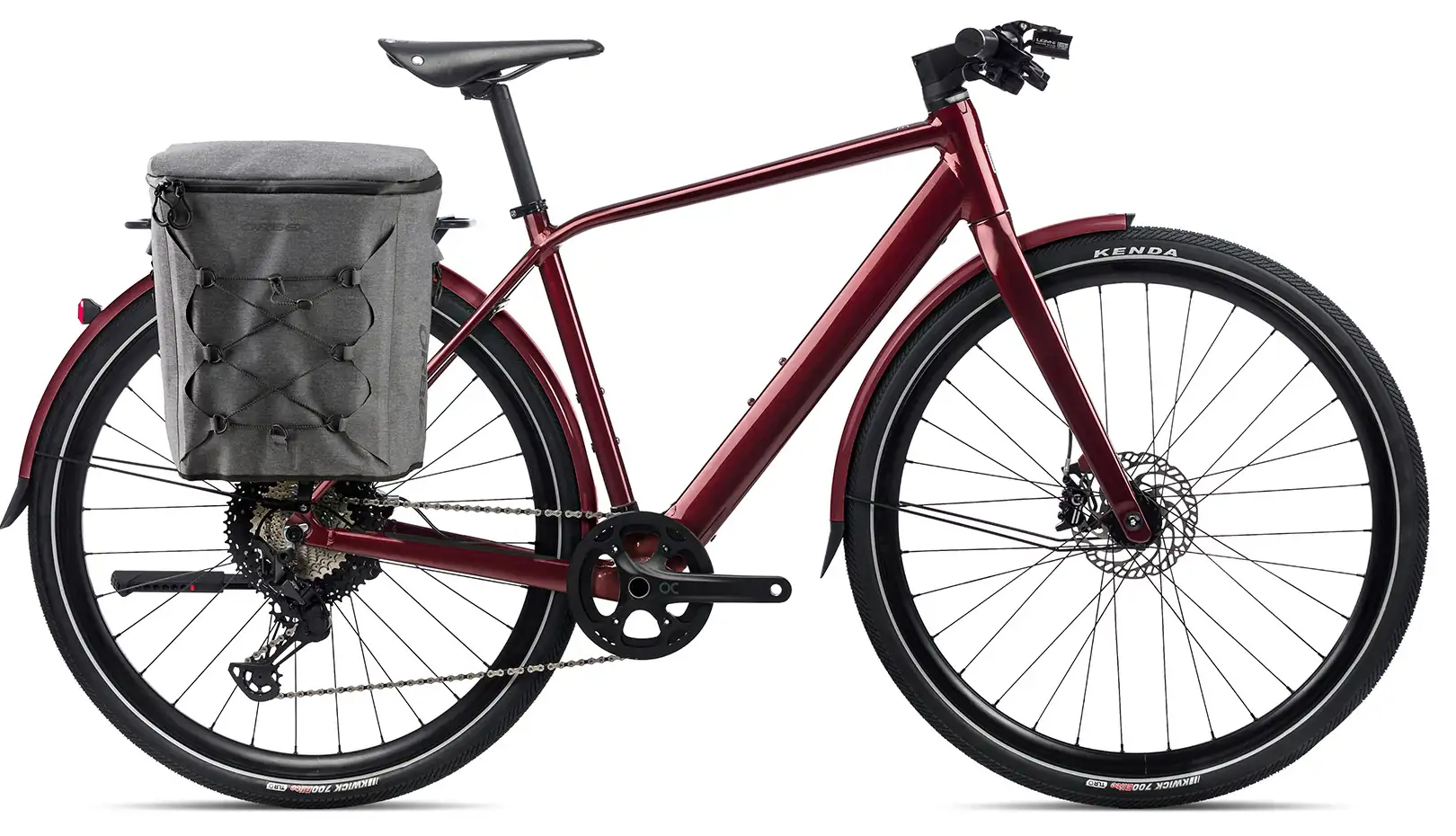 Orbea VIBE H10 EQ 2023 Urban Elektrische herenfiets Alu 28 inch rood M