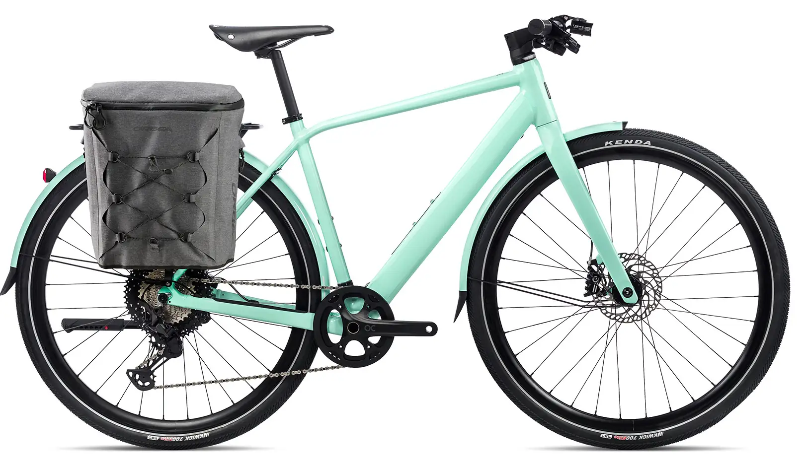 Orbea VIBE H10 EQ 2023 Urban Elektrische herenfiets Alu 28 inch turquoise S