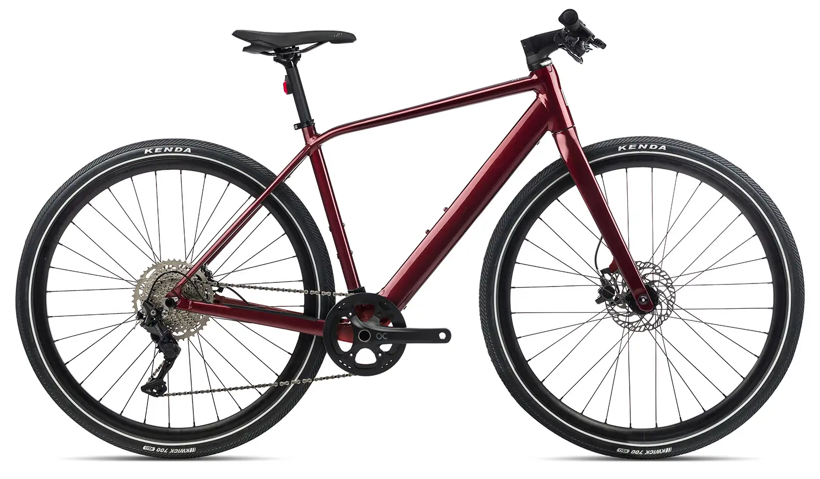 Orbea VIBE H30 2023 Urban Elektrische herenfiets Alu 28 inch rood L