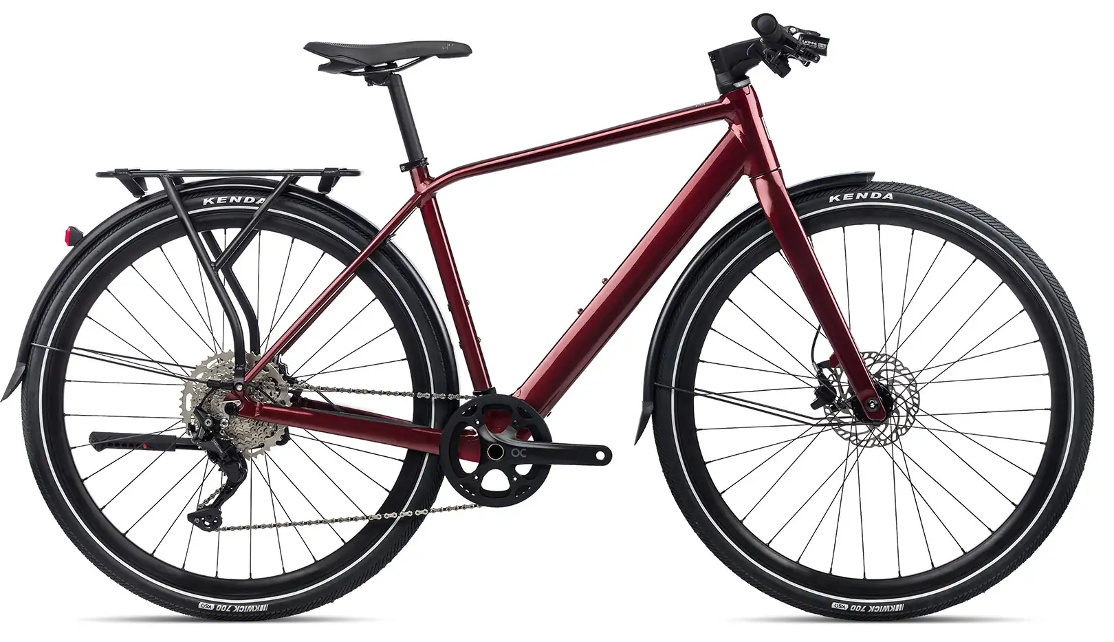 Orbea VIBE H30 EQ 2023 Urban Elektrische herenfiets Alu 28 inch rood S