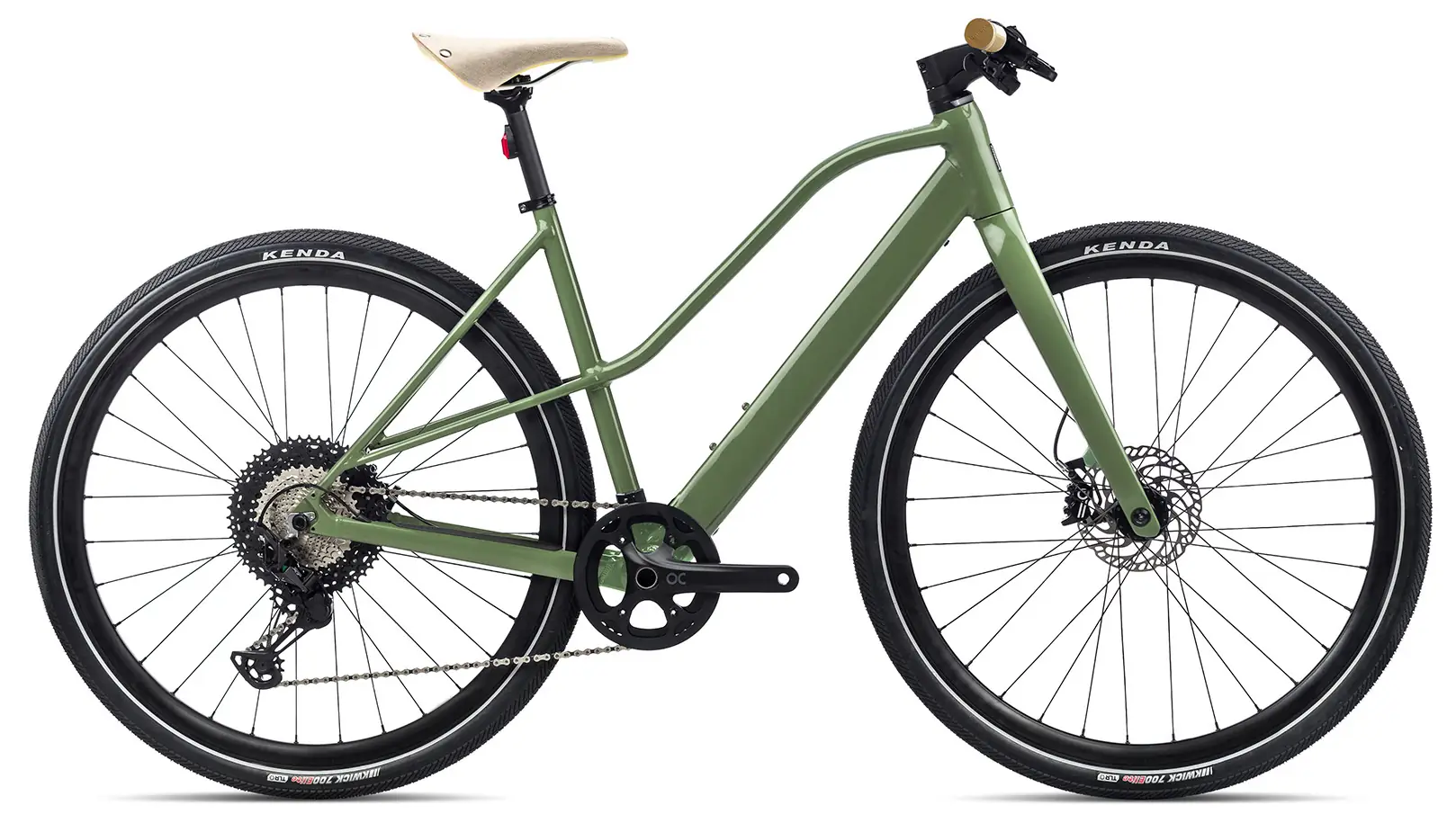 Orbea VIBE MID H10 2023 Urban E Bike Unisex Alu 28 inch groen S