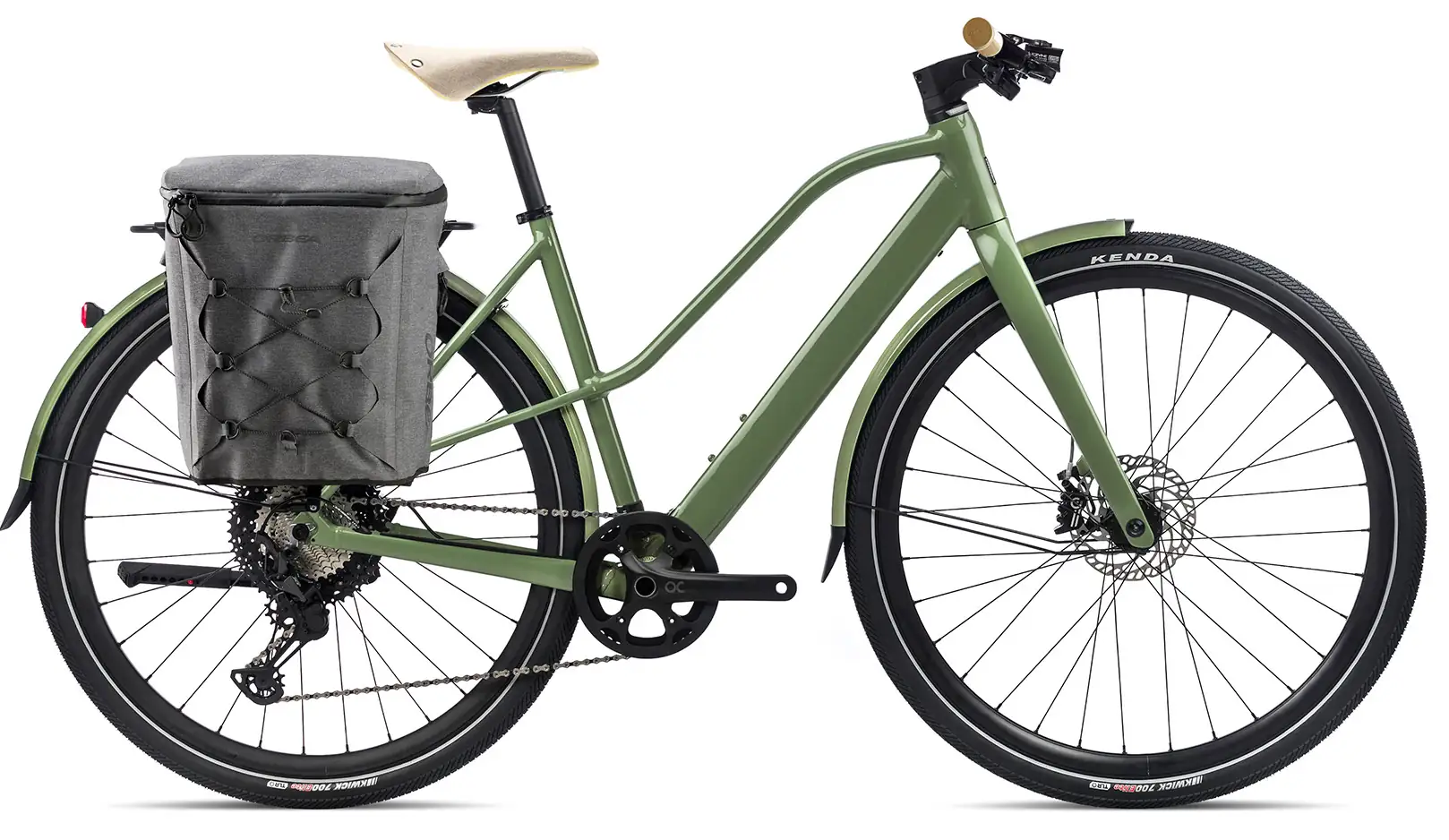 Orbea VIBE MID H10 EQ 2023 Urban E Bike Unisex Alu 28 inch groen M