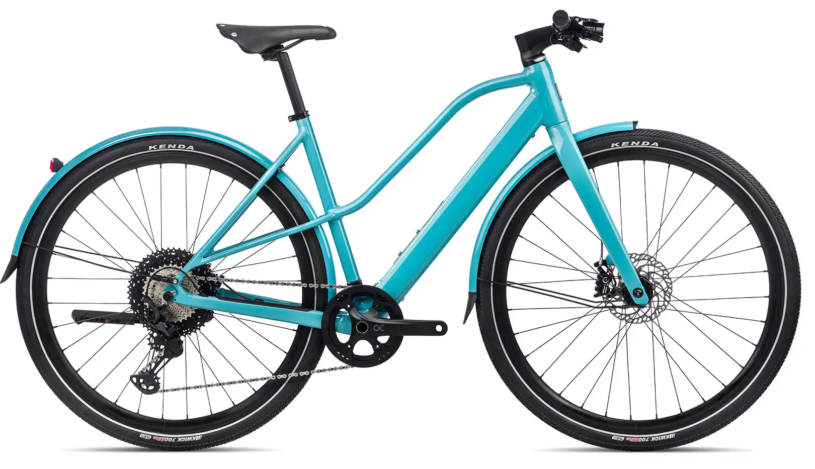 Orbea VIBE MID H10 MUD 2023 Urban E Bike Unisex Alu 28 inch blauw L