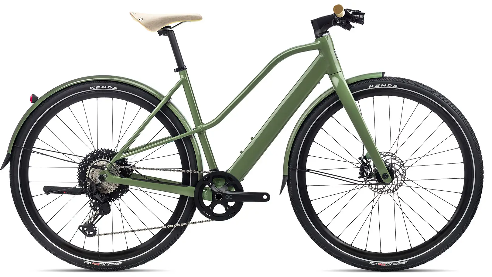 Orbea VIBE MID H10 MUD Elektrische Stadsfiets Aluminium Frame Groen L