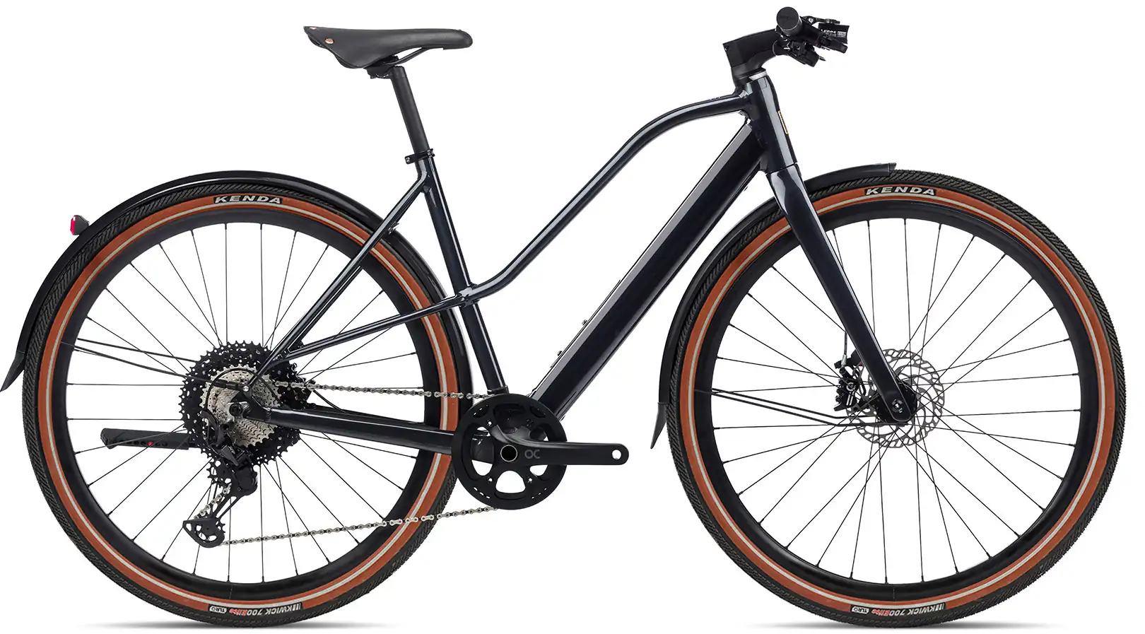 Orbea VIBE MID H10 MUD Elektrische Stadsfiets Aluminium Frame Zwart XL