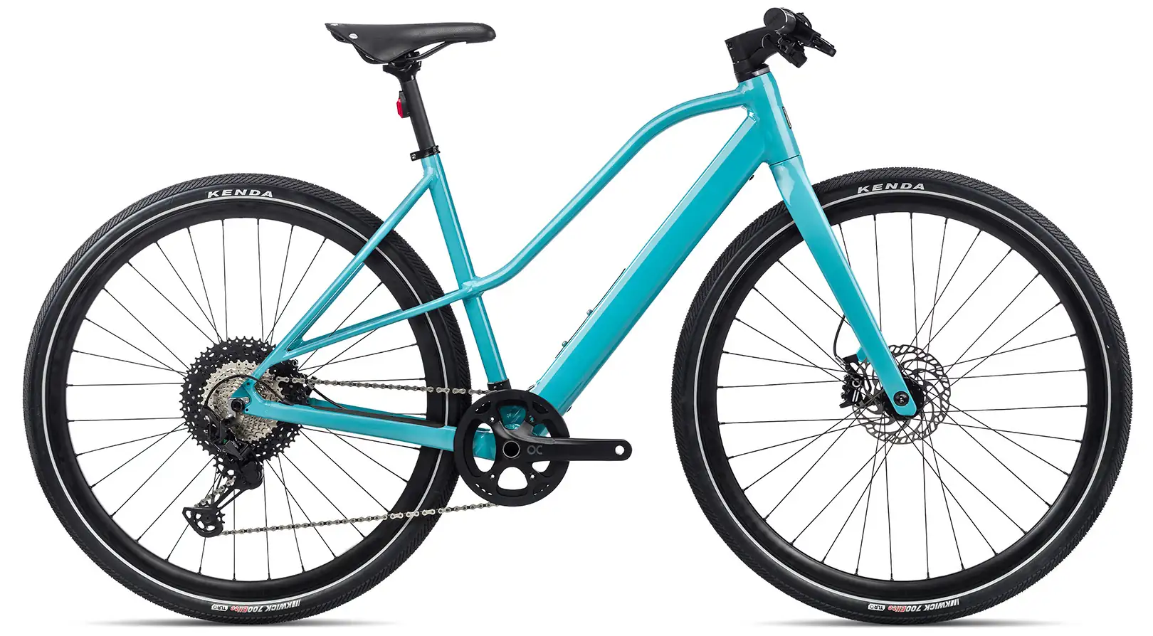 Orbea VIBE MID H10 Elektrische Stadsfiets Aluminium Frame blauw L