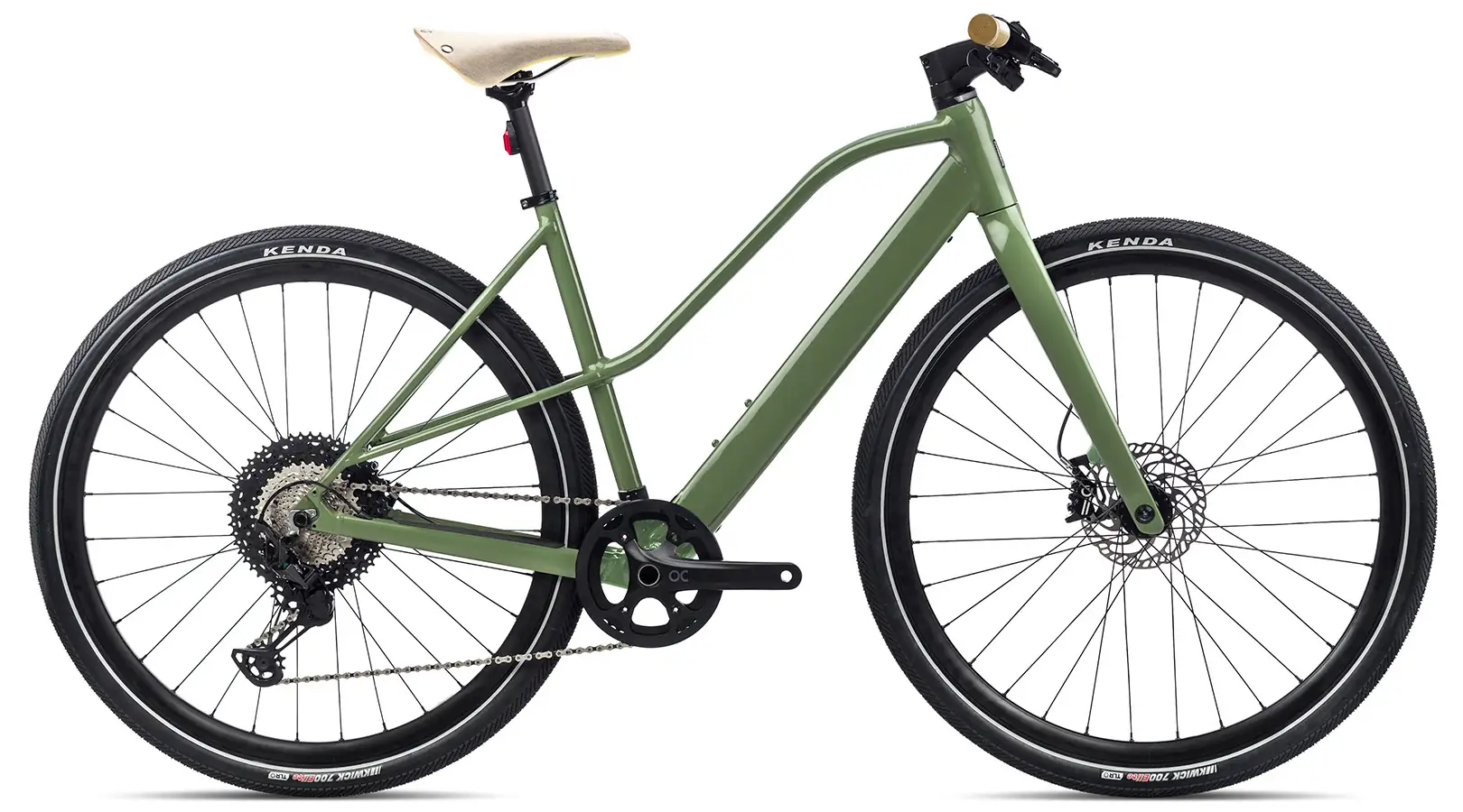 Orbea VIBE MID H10 Elektrische Stadsfiets Aluminium Frame Groen M