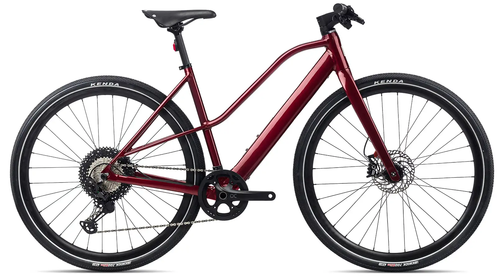 Orbea VIBE MID H10 Elektrische Stadsfiets Aluminium Frame Rood M