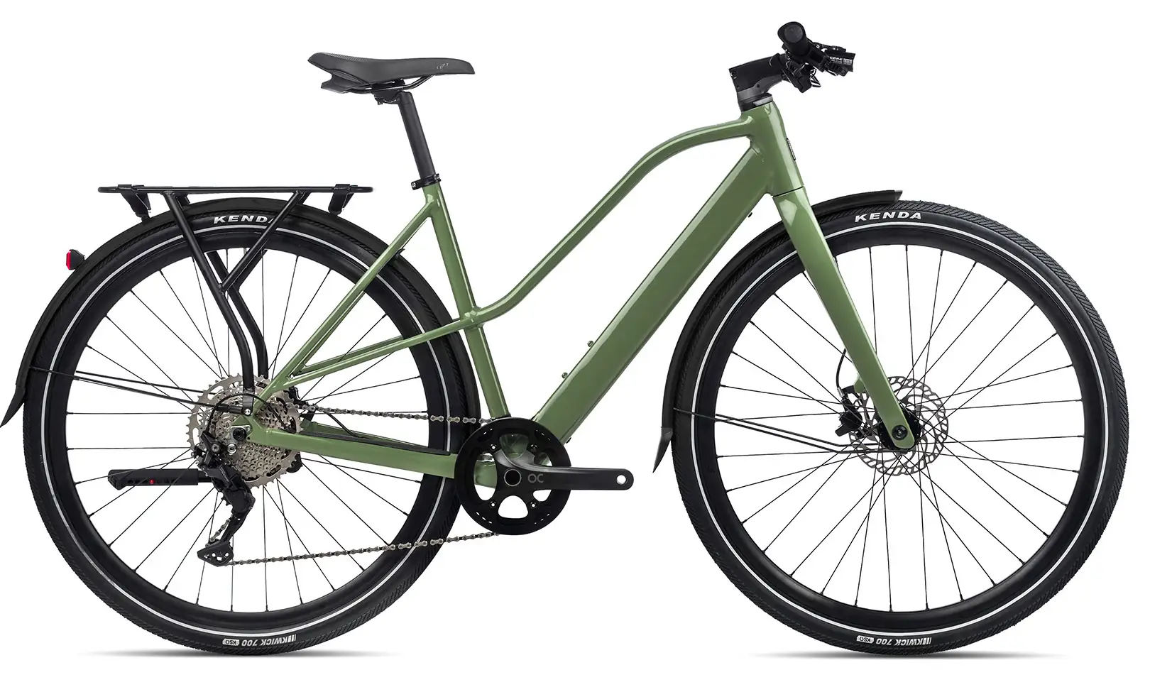 Orbea VIBE MID H30 EQ 2023 Urban E Bike Unisex Alu 28 inch groen L