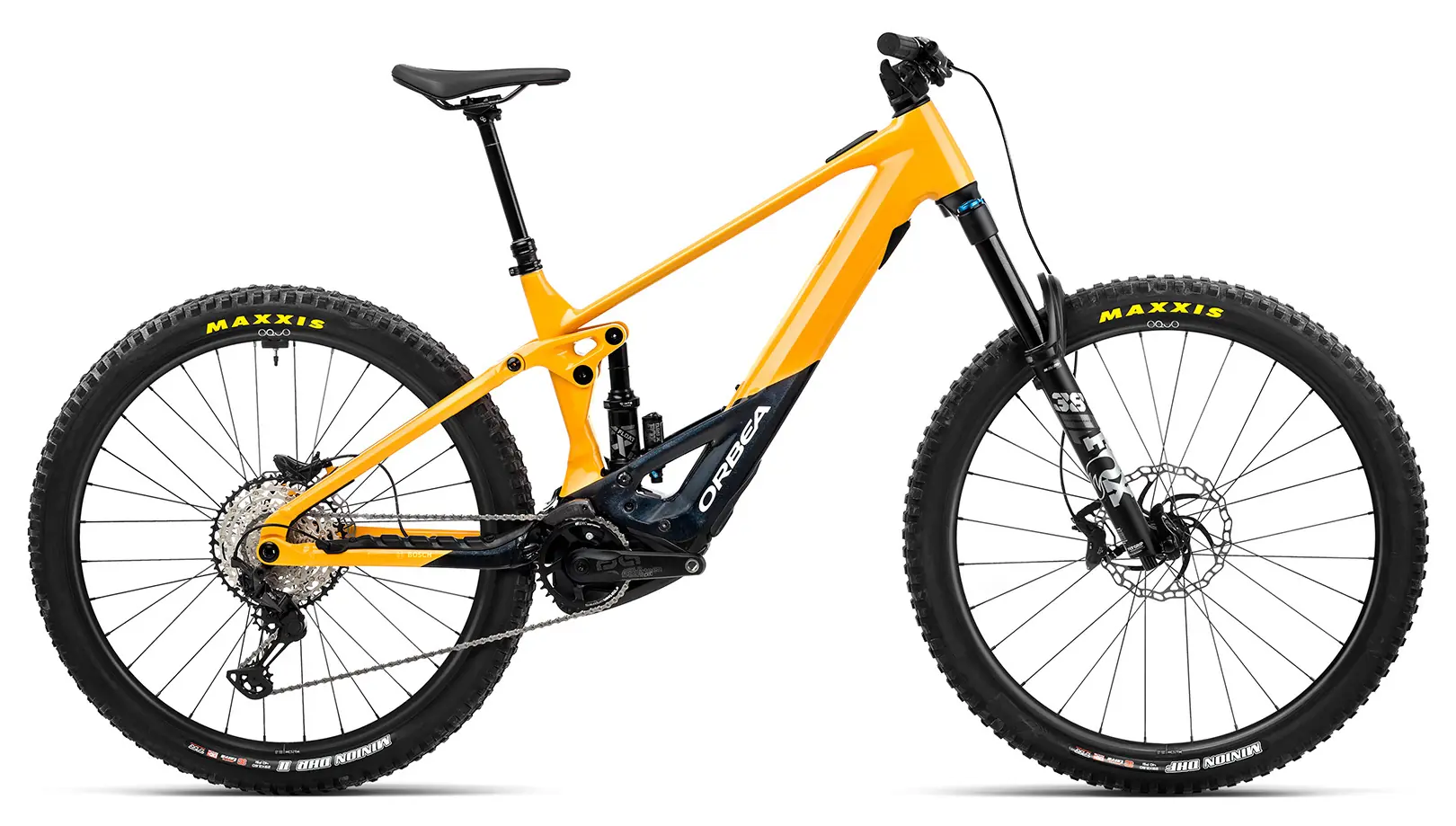 Orbea Wild H10 2023 Elektrische Mountainbike Full Suspension 29"Geel L