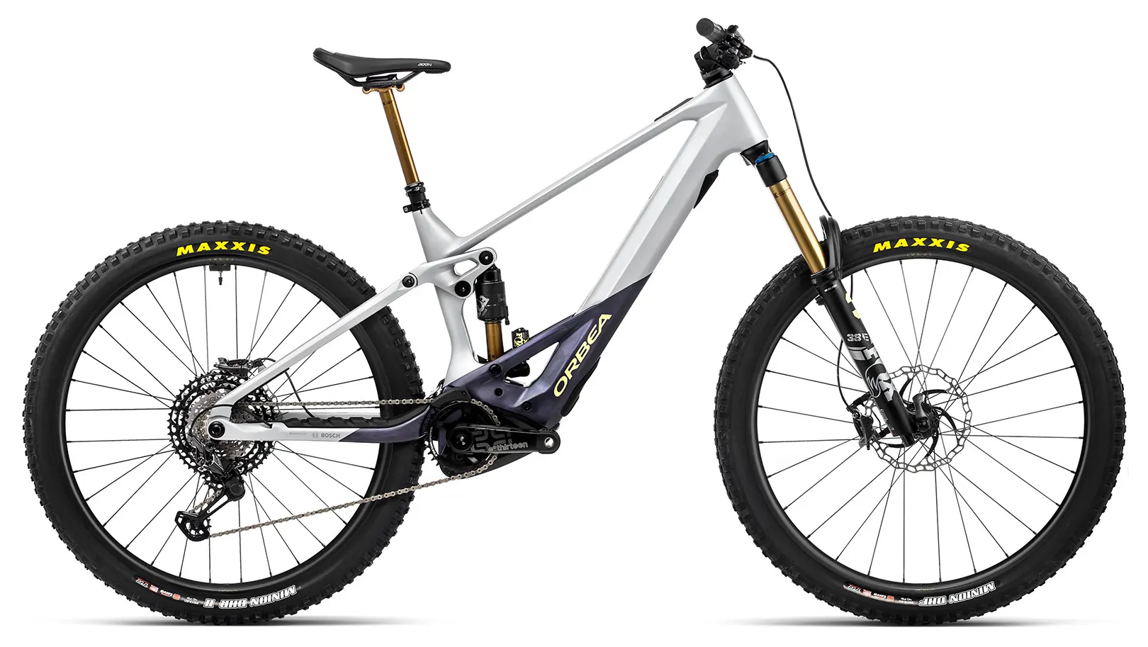 Orbea Wild M-LTD 2023 Elektrische Mountainbike Full Suspension Wit XL