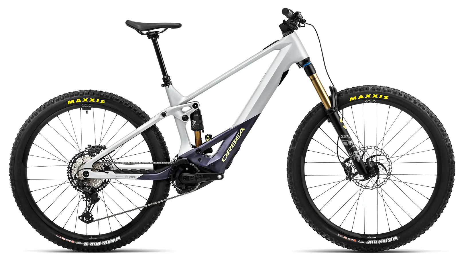 Orbea Wild M-Team 2023 Elektrische Mountainbike Full Suspension Wit S