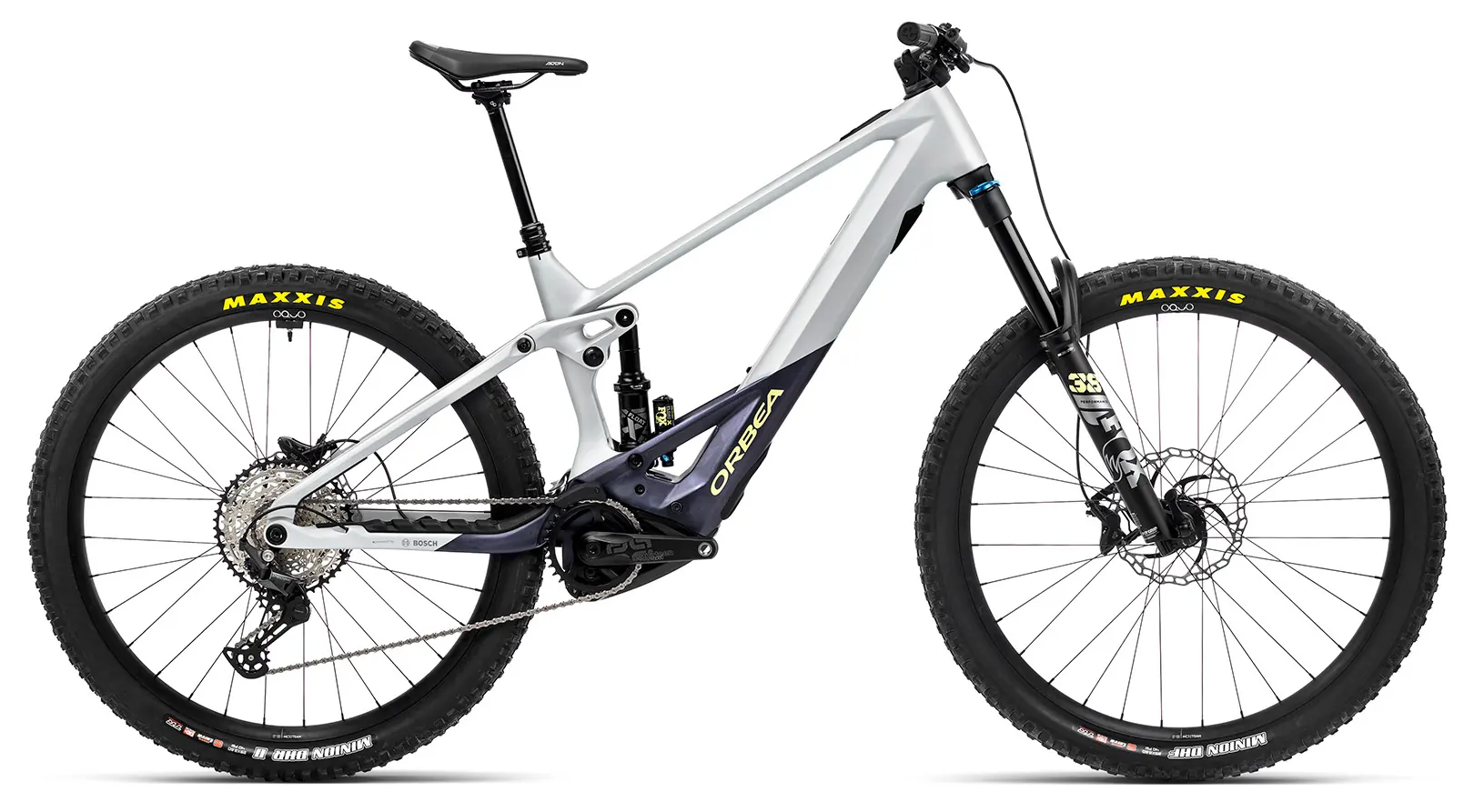 Orbea Wild M10 2023 Elektrische Mountainbike Full Suspension Wit S FietsenMagazijn