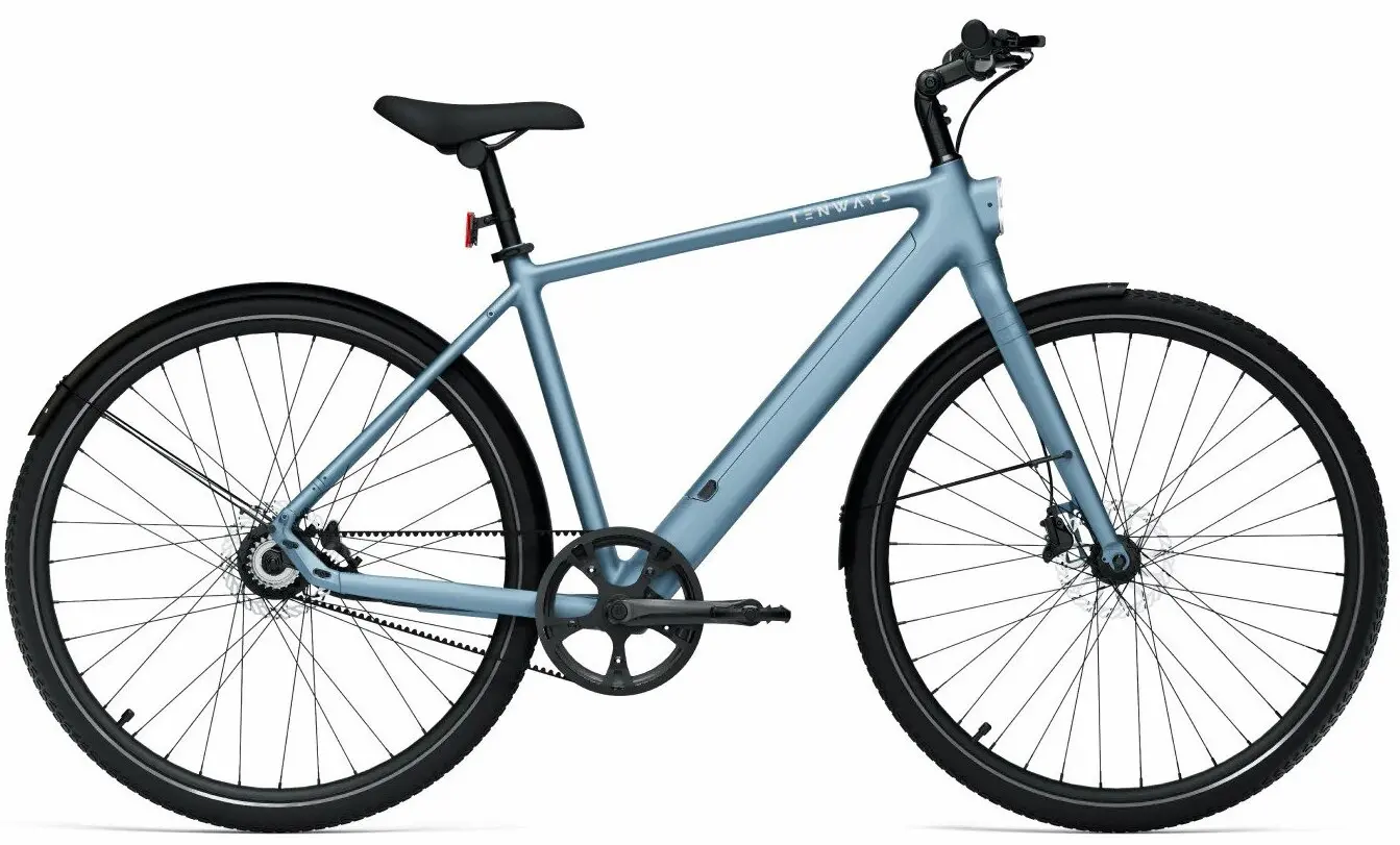 Tenways CGO600 PRO Urban Elektrische Fiets Design Lichtgewicht 16kg XL Blauw