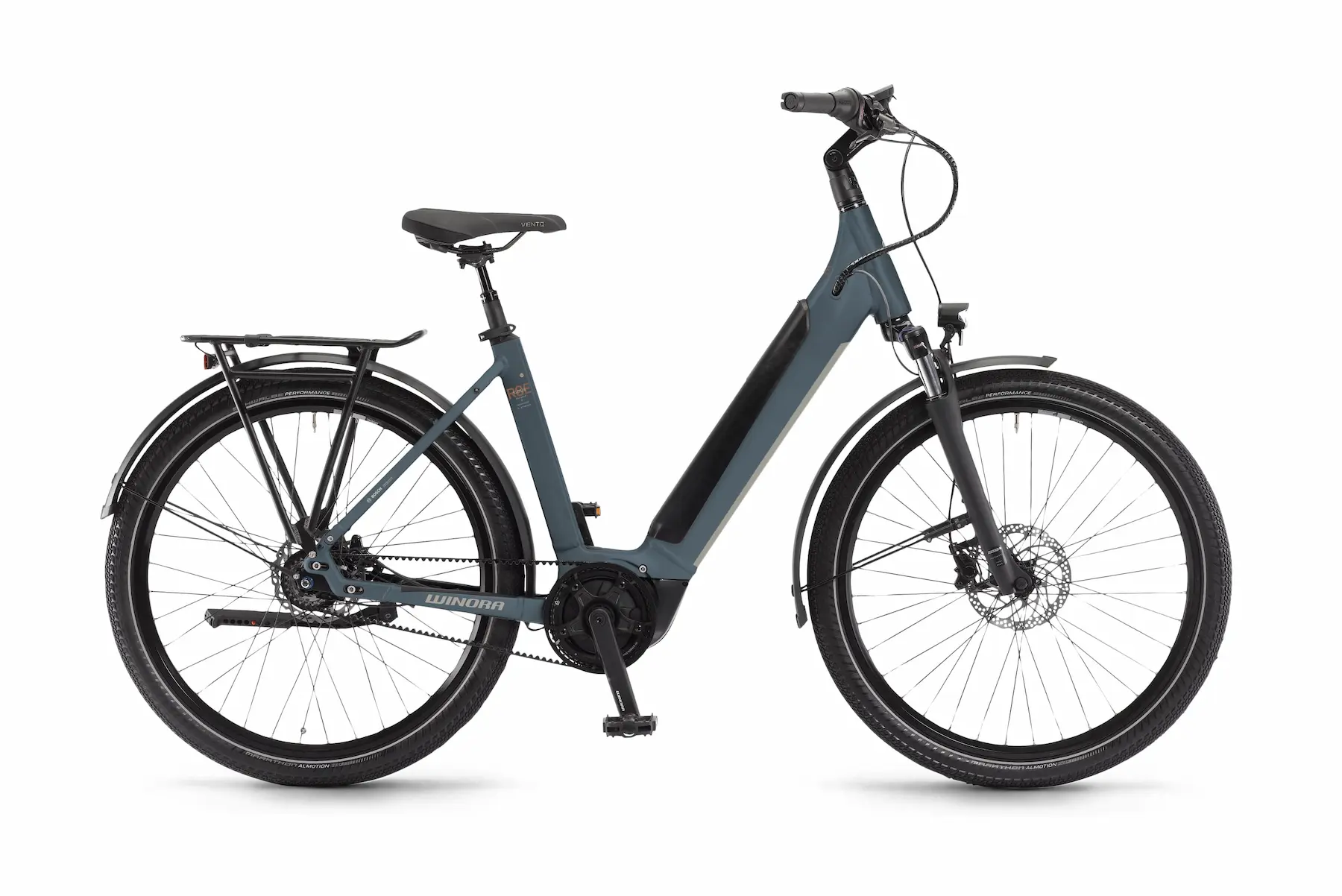 Winora Sinus R8Ef 2023 Elektrische damesfiets lage instap Bosch vrijloop 50cm