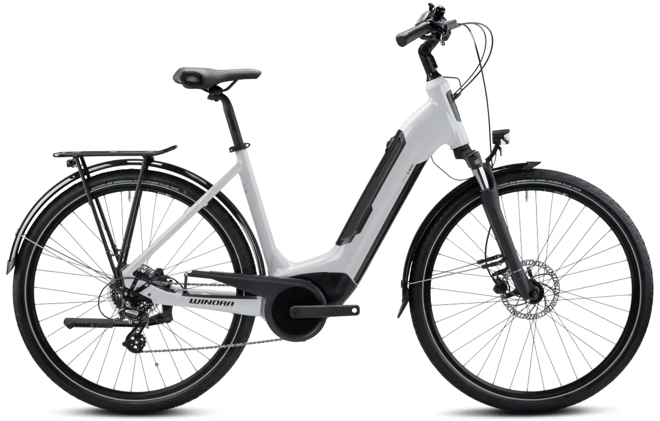Winora Tria 7 Eco Elektrische damesfiets Bosch middenmotor 28 inch 56cm