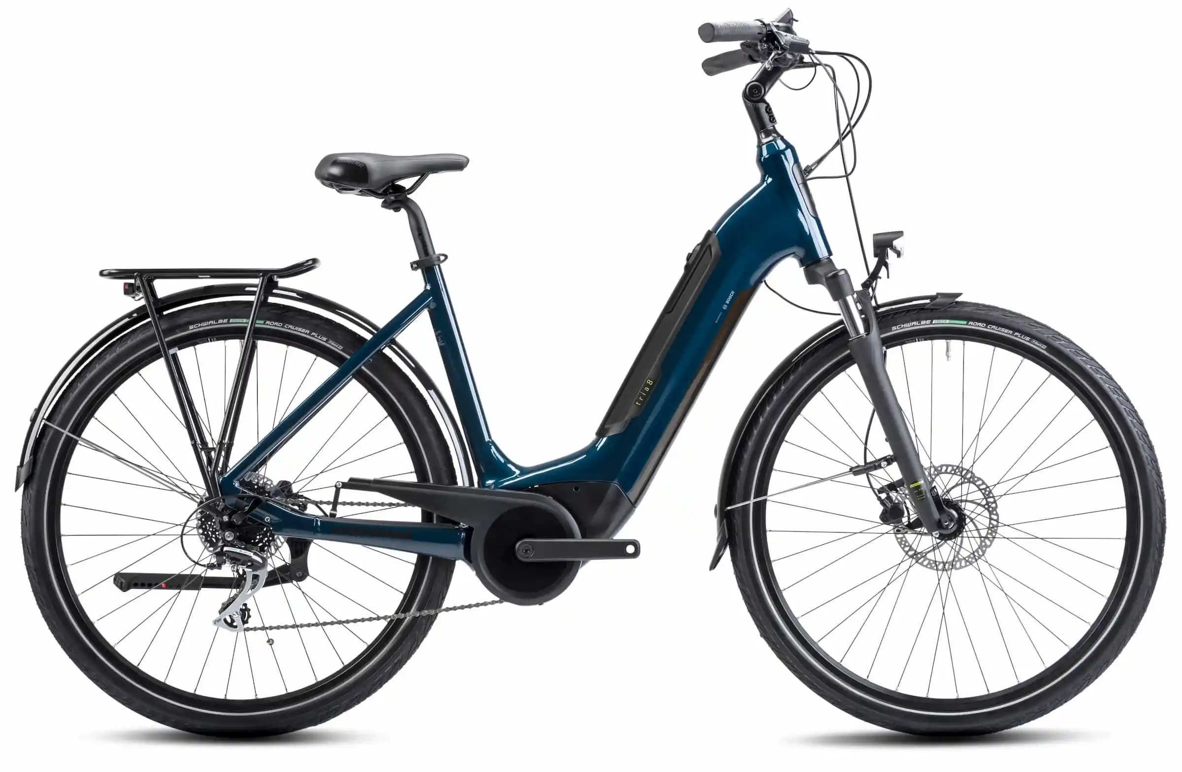 Winora Tria 8 Elektrische damesfiets Bosch middenmotor 28 inch 61cm
