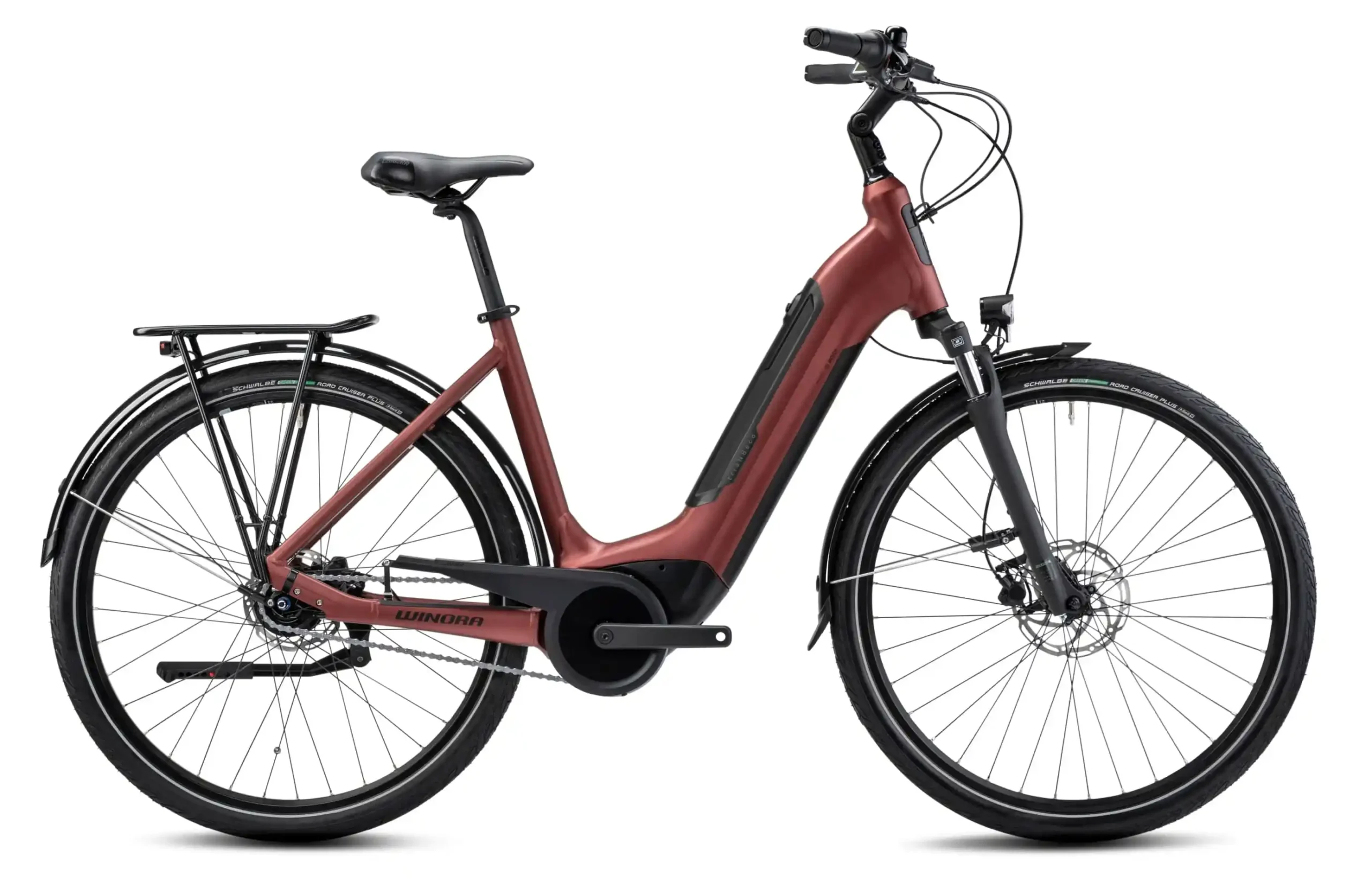 Winora Tria N8 Eco Elektrische damesfiets Bosch middenmotor 28 inch 41cm