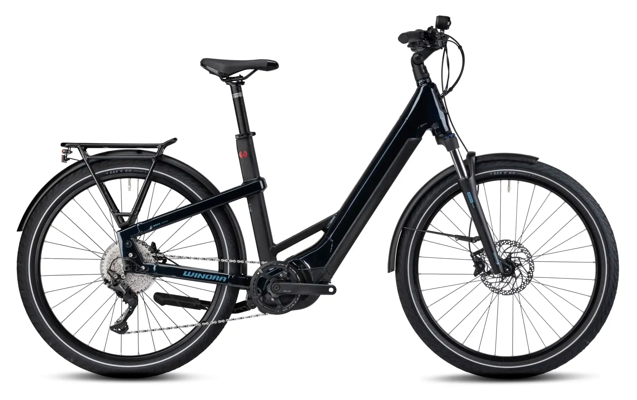 Winora Yakun 10 sportieve elektrische fiets dames Bosch middenmotor 27