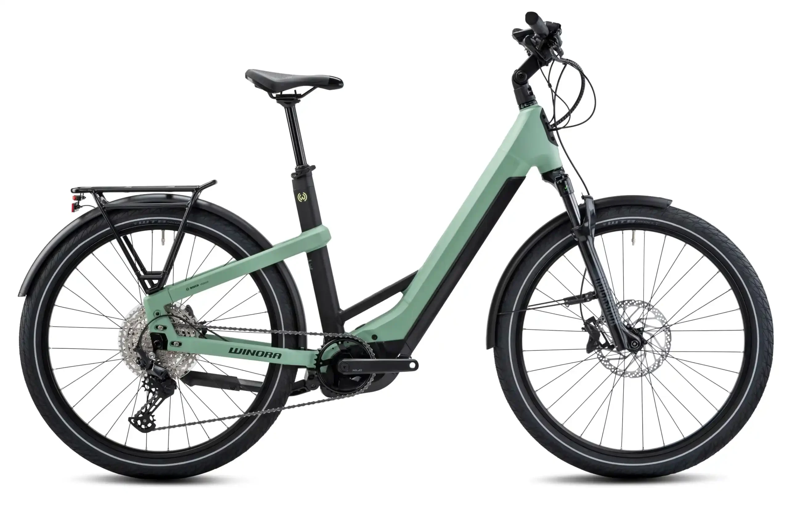 Winora Yakun 12 sportieve elektrische fiets dames Bosch middenmotor 27,5 inch 55cm