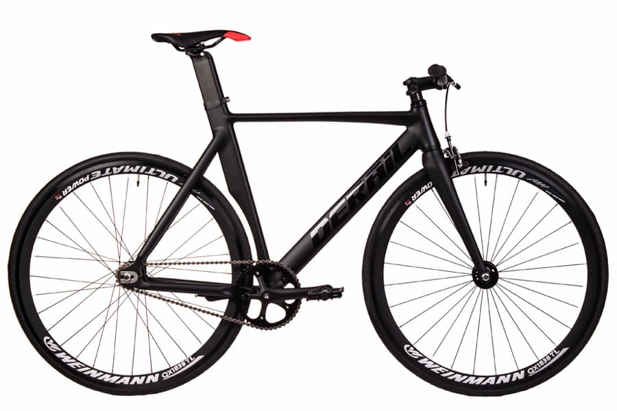 Derail QX Fixie Fiets - Zwart