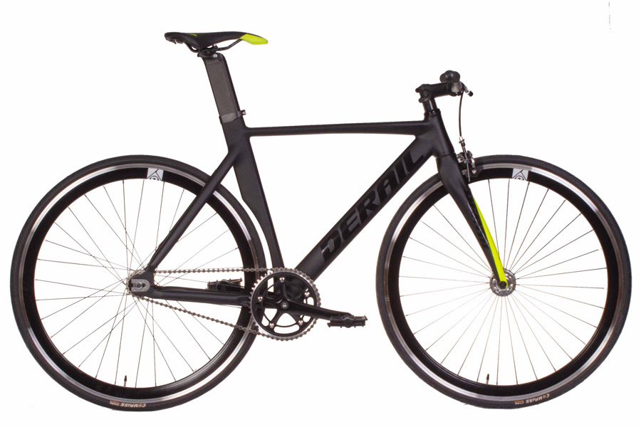Derail TA Fixie Fiets - Zwart
