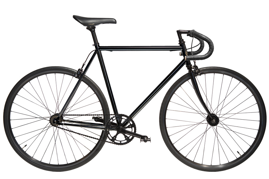 Jitensha Black/Black/Black Single Speed Fiets