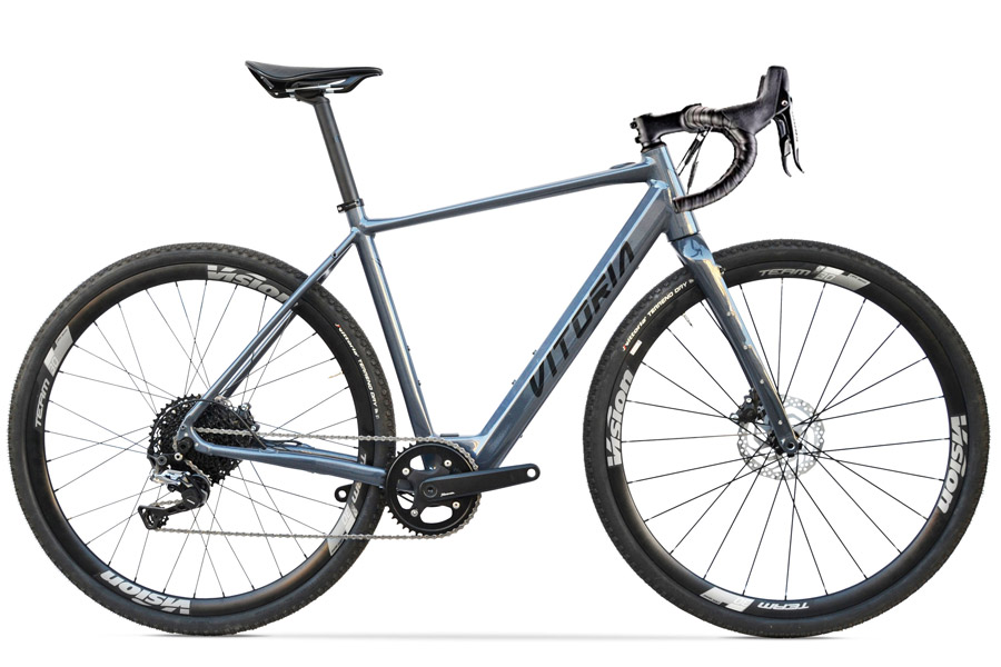 Vitoria e-Nyx Hybrid Gravel Elektrische Fiets - APEX - Grijs