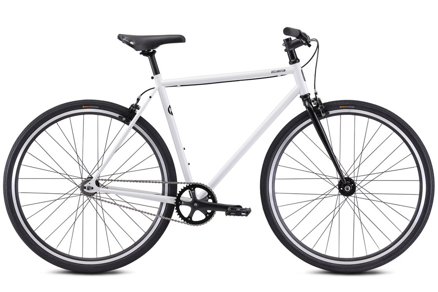 Fuji Bikes Declaration 2022 Fixie Fiets - Wit