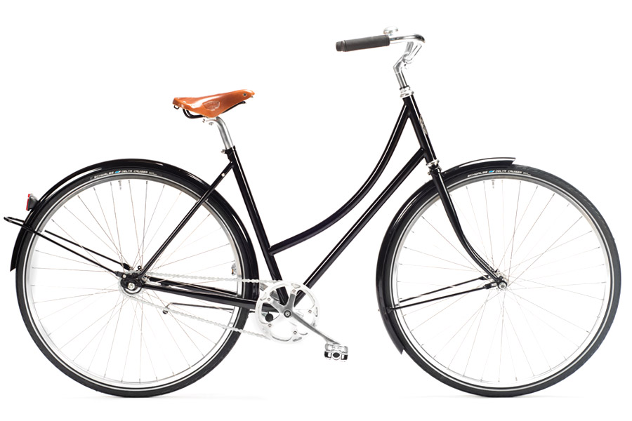 Pelago Brooklyn 7C Classic Damesfiets - Zwart