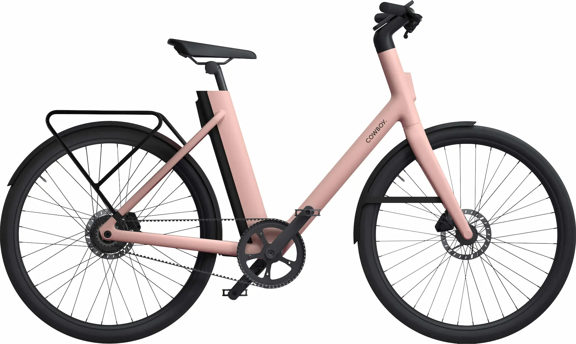 Cowboy Cruiser ST Performance Urban Elektrische Fiets Dames met bagagedrager Rose
