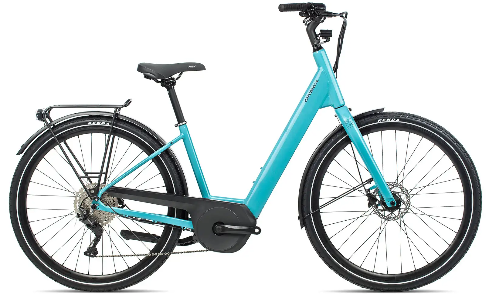 Elektrische Fiets Dames Lage Instap Orbea Optima E40 Blauw S