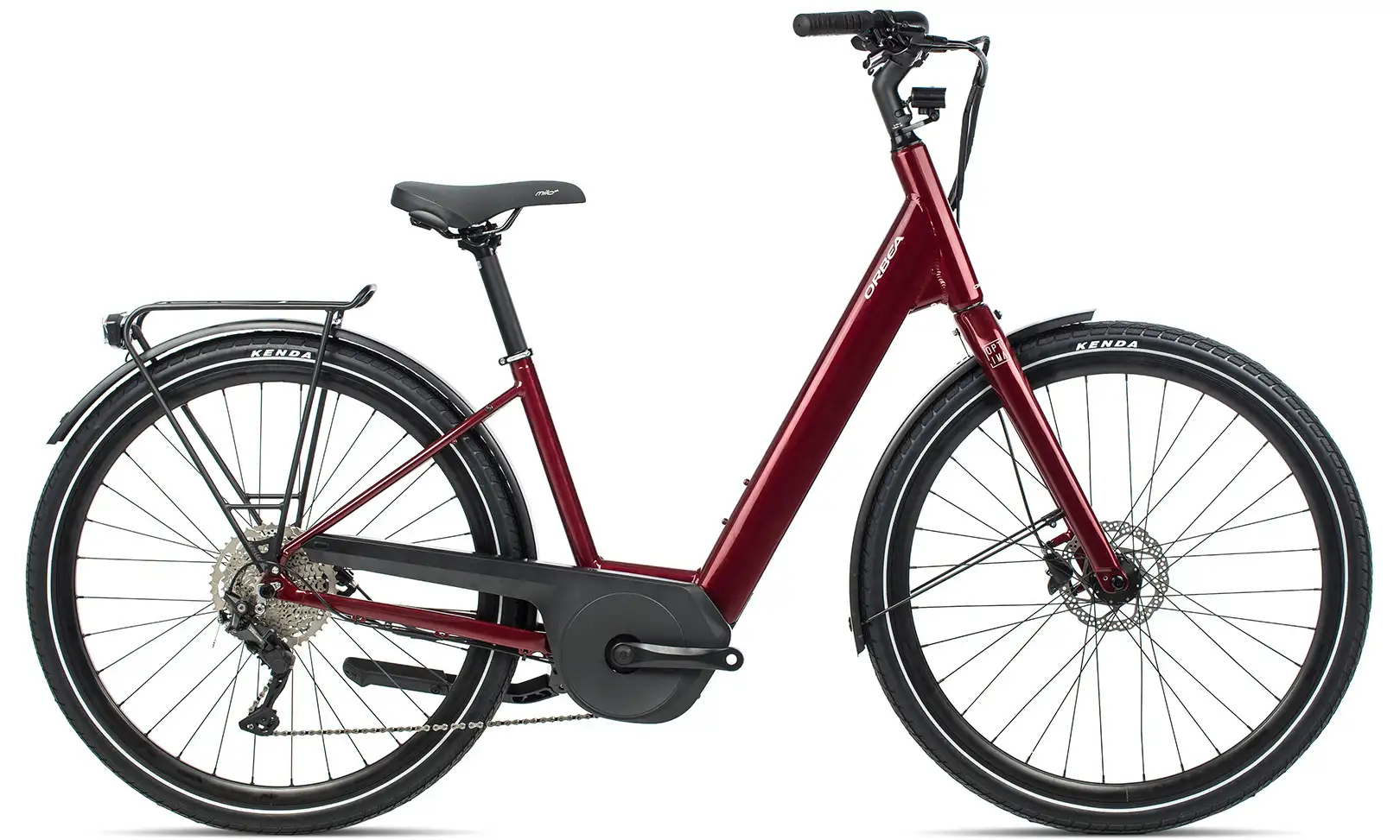 Elektrische Fiets Dames Lage Instap Orbea Optima E40 Rood S