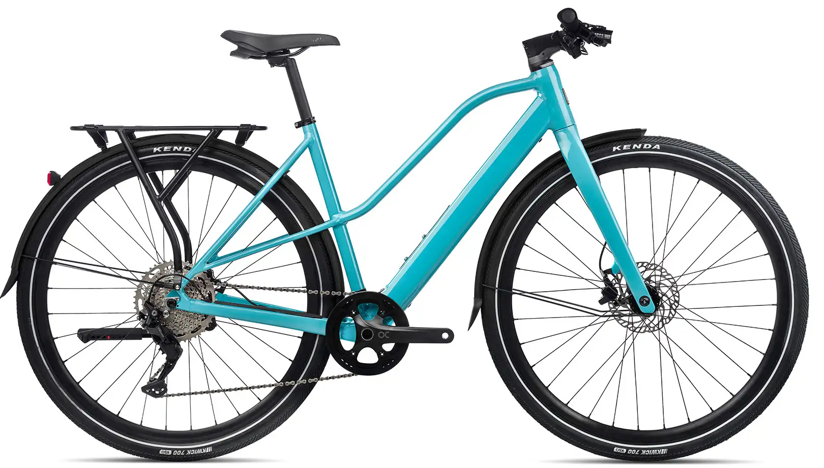 Orbea VIBE MID H30 EQ Elektrische Stadsfiets Aluminium Frame Blauw L