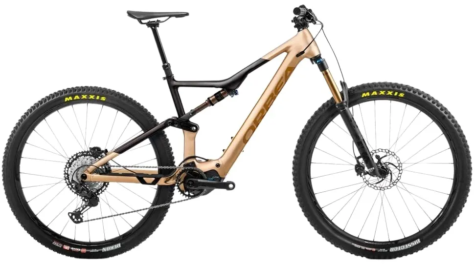 Orbea Rise H10 Elektrische Mountainbike Full Suspension 29"Goud XL